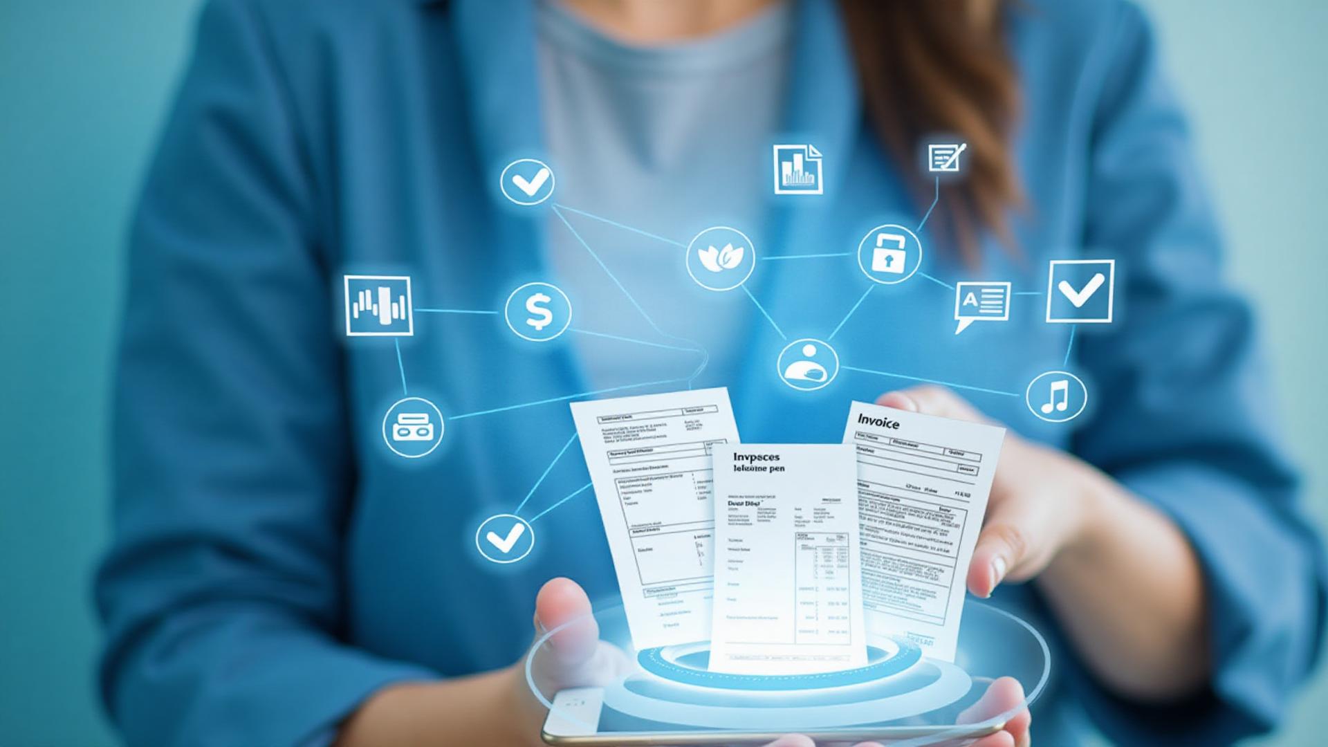 XpenseBuddy expense management showing invoice scanning